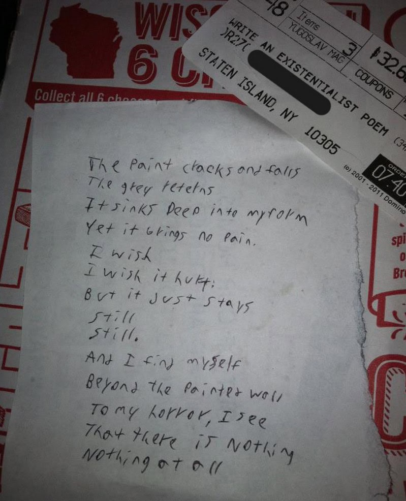 dominos pizza poem