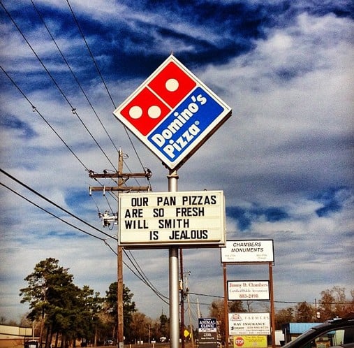 dominos pizza win