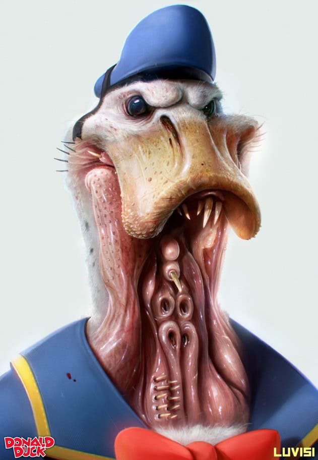donald duck wtf art