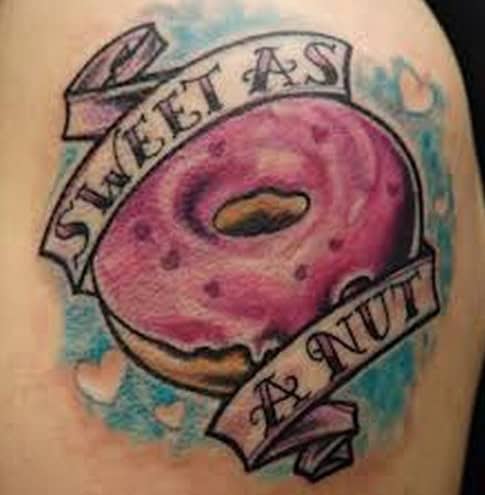 donut tattoo