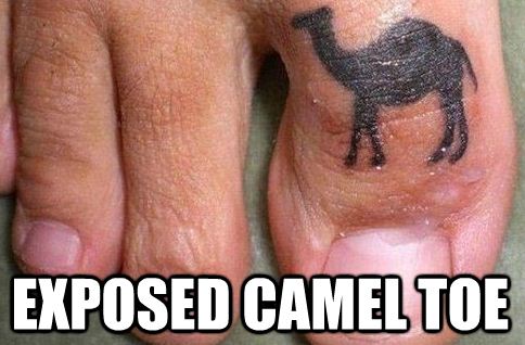 exposed camel toe