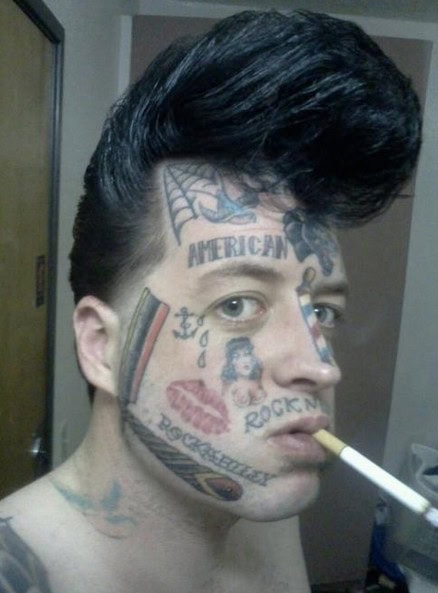 face tattoo fail