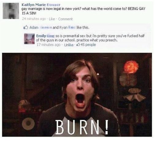 facebook burn