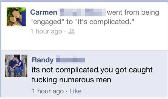 facebook caught