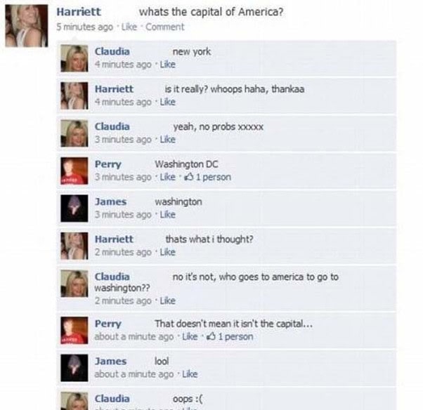 facebook fail funny