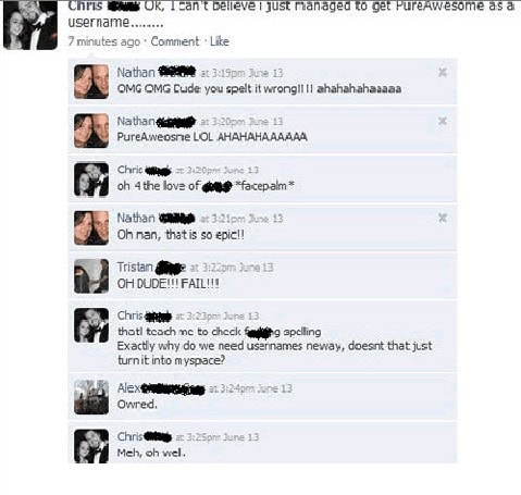 facebook fail pictures