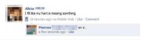 facebook fail spelling