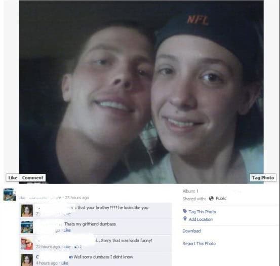 facebook girlfriend fail