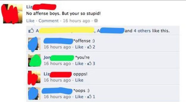 facebook grammar