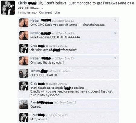 facebook moron