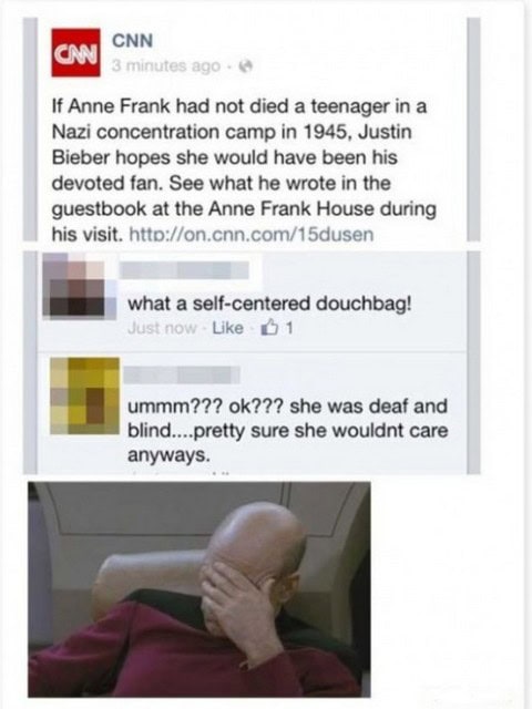 facebook status update