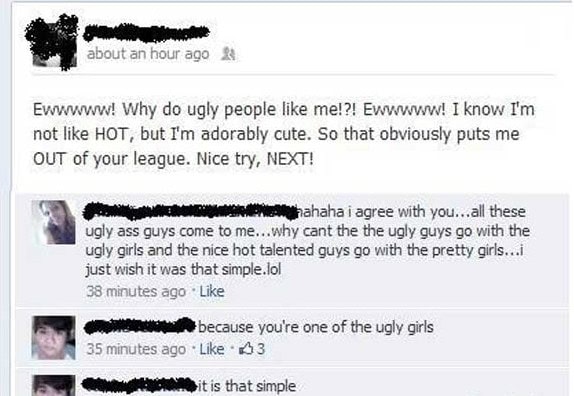 facebook ugly