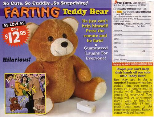 farting teddy bear