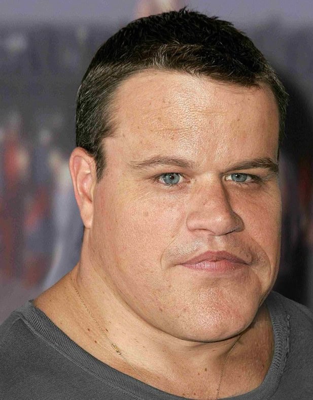fat matt damon