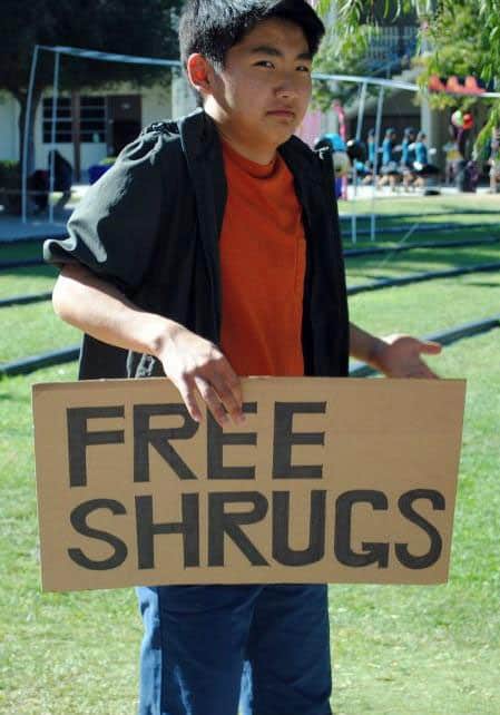 free-shrugs