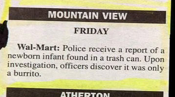 funny police blotter