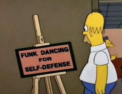funny simpsons signs