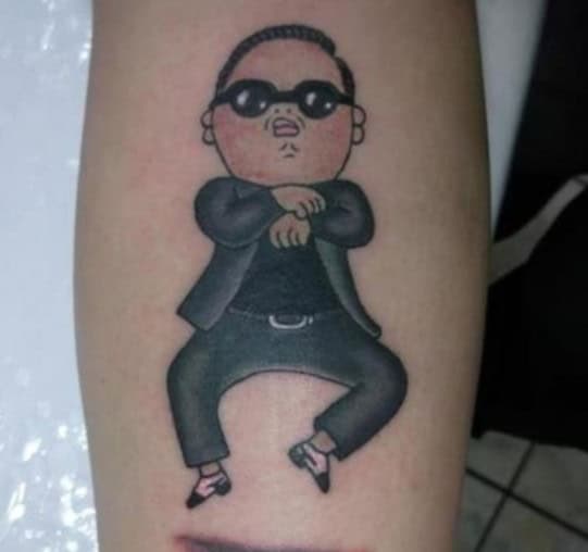 gangnam style tattoo