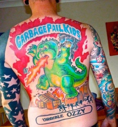 garbage pail kids tattoo