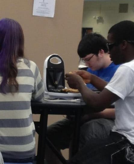 george foremaning at school