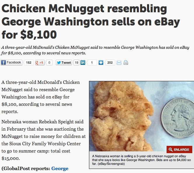 george washington mcnugget