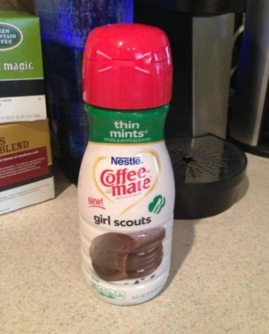 girl scouts cofeee creamer