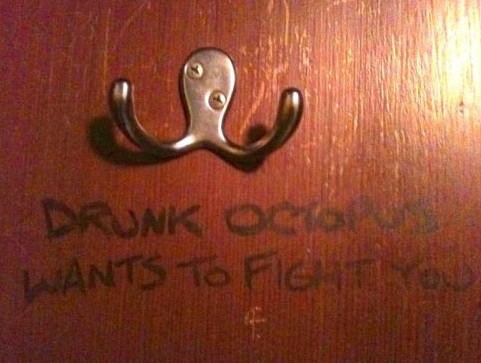 graffiti octopus