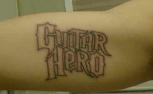 guitar hero tattoo