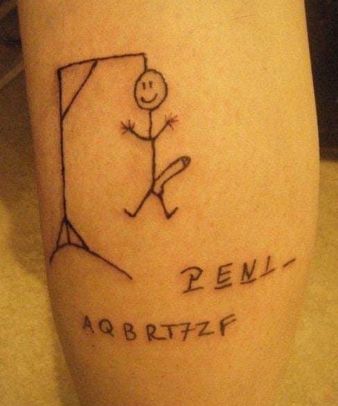 hangman tattoo