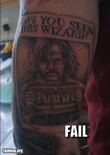 harry potter tattoo