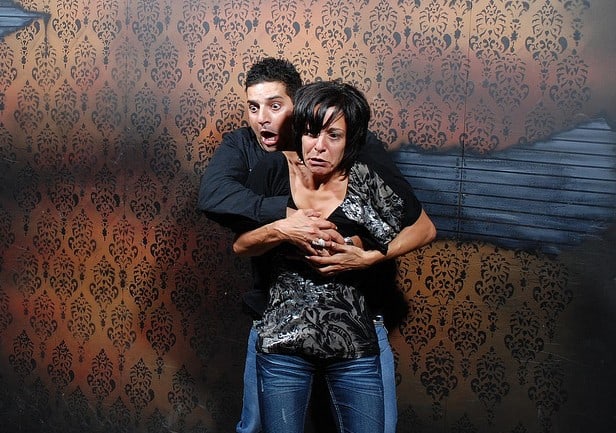 haunted house reactions funny