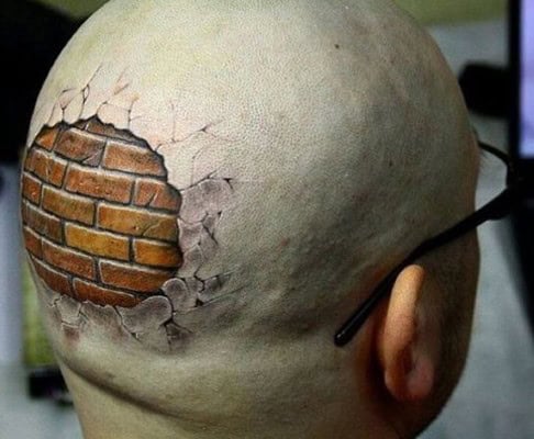 head tattoo fail