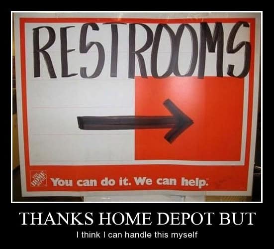 home depot demotivational