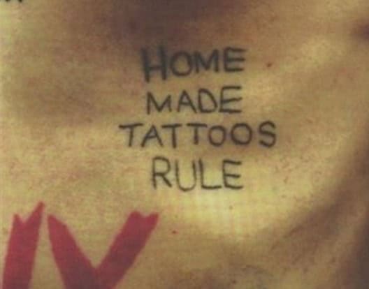 home made tattoo