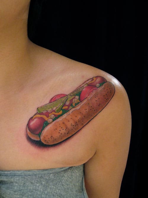 hot-dog-tattoo