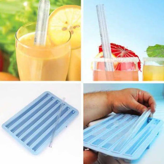 ice cube straws