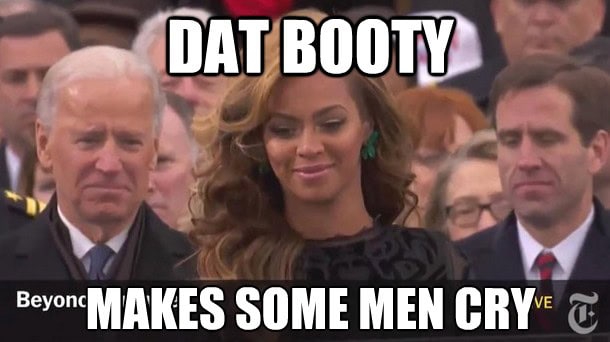 inauguration beyonce caught staring