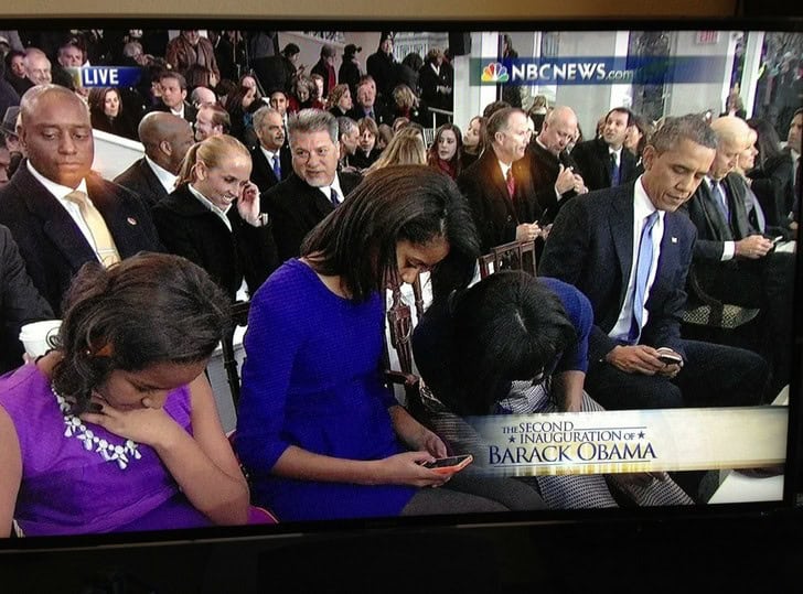 inauguration smartphones