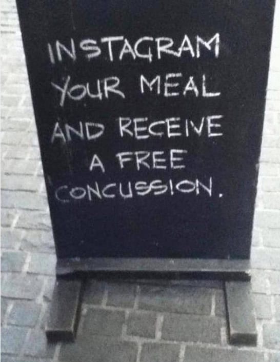 instagram concussion