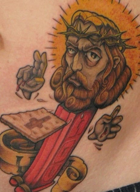 jesus tattoo fail