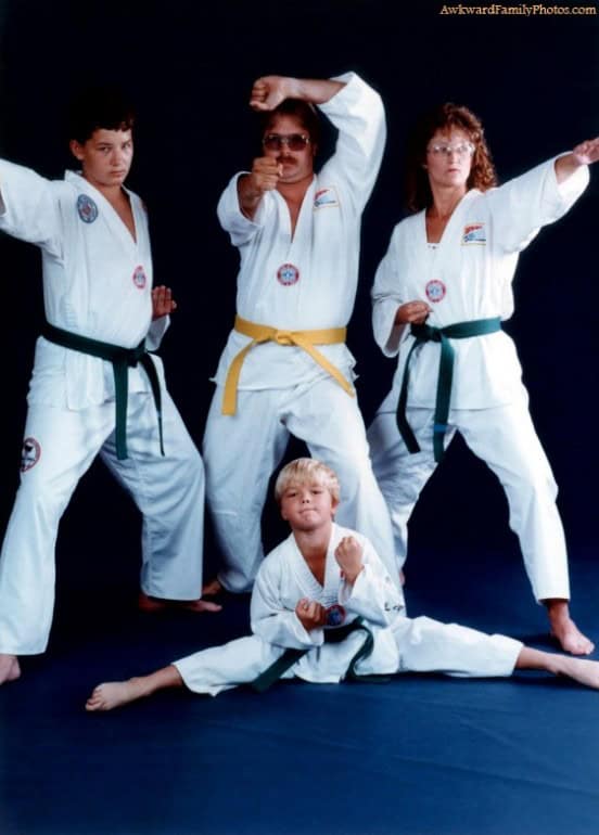 karate family portrait
