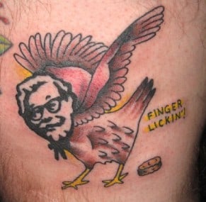 kfc tattoo