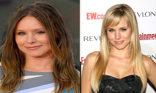 kristen bell brunette
