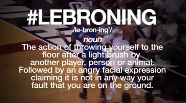 lebroning-definition