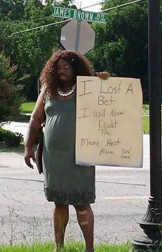 lost a bet
