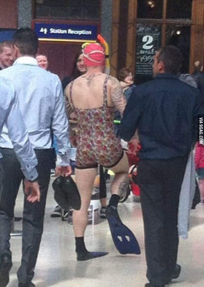 lost a bet dude