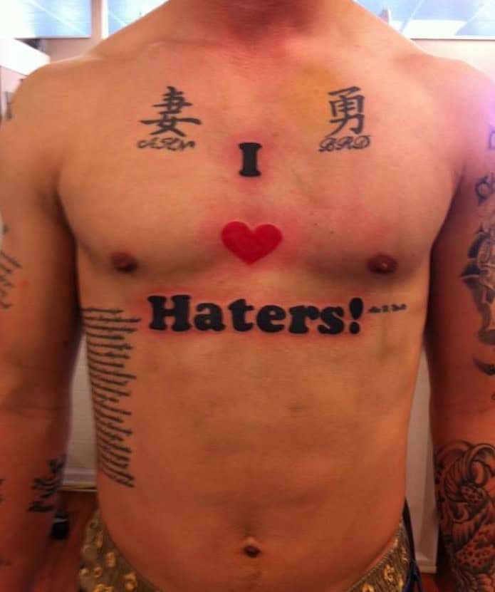 love haters tattoo