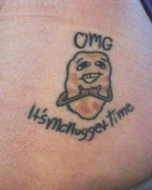 mcnuggets tattoo