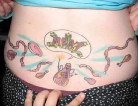 meat tattoo