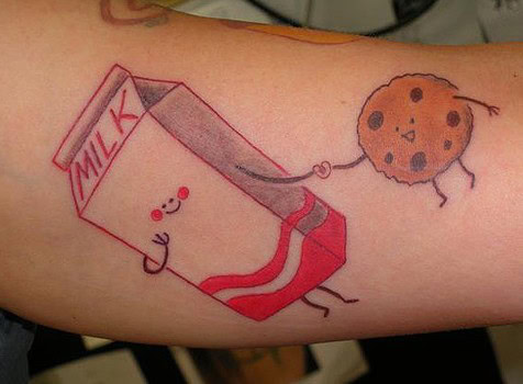 milk tattoo